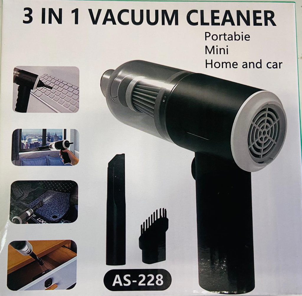 As 228 – 3 In 1 Portable Vacuum Cleaner, Vacuum For Car – Vacuum For Home – Duste