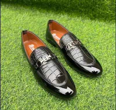 Men Patent Leather Formal Loafers