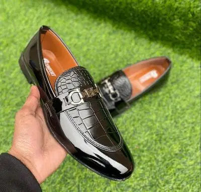 Men Patent Leather Formal Loafers