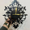 Stylish Black Analogue Wall Clock