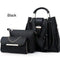 Stylish Women's Leather Hand Bag Set - 3 Pcs in Multiple Colors