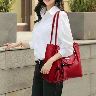 Chic Women's Leather Hand Bag