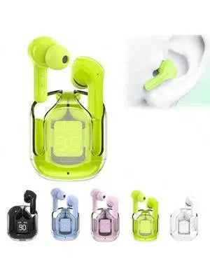 Bluetooth 5.3 Earbuds with Long Battery Life and Dual Mic in Vibrant Colors