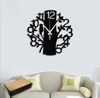 Beautiful Birds Design MDF Wood Wall Clock