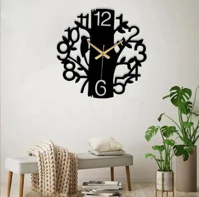 Beautiful Birds Design MDF Wood Wall Clock