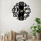 Beautiful Birds Design MDF Wood Wall Clock